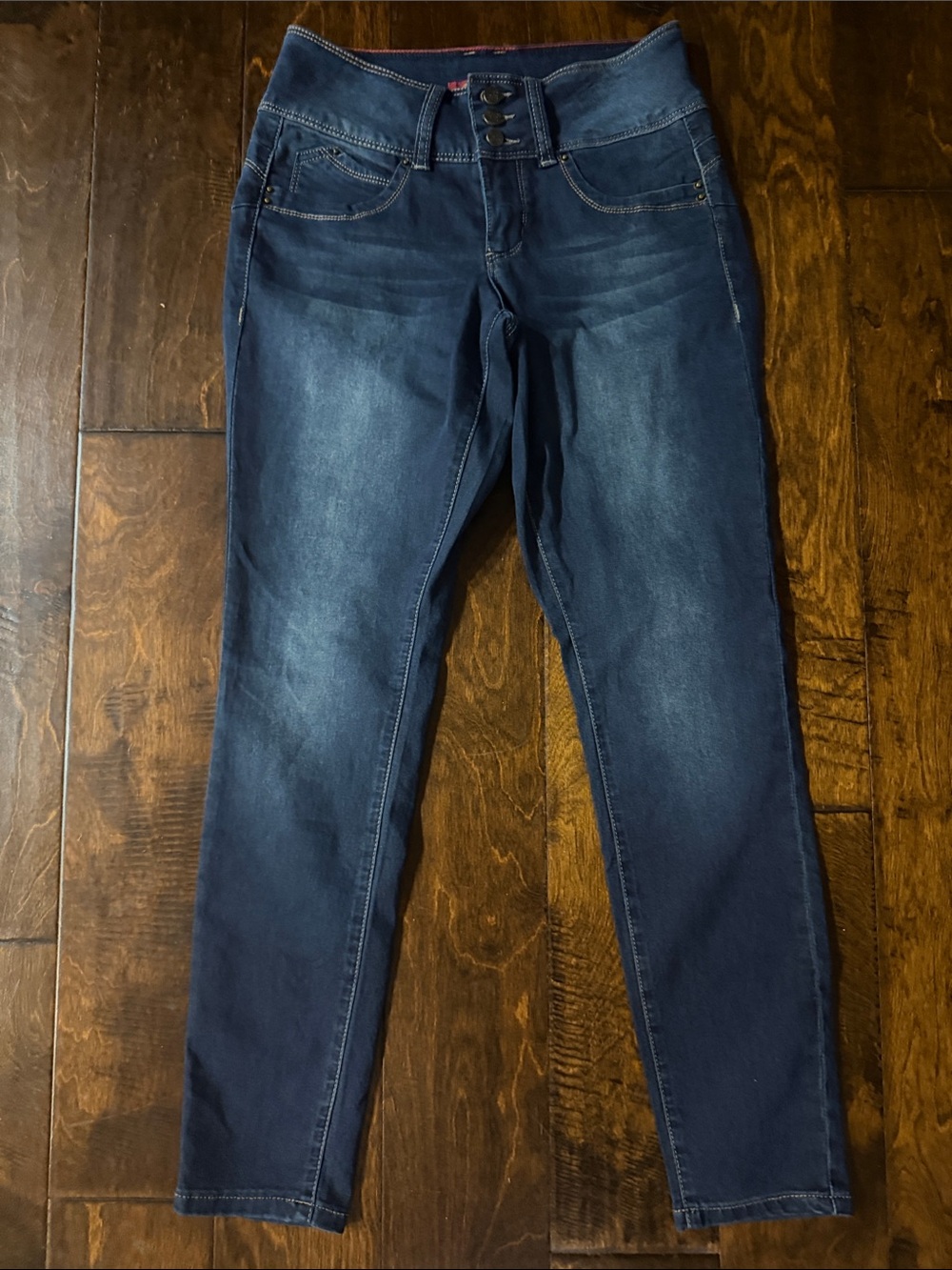 Royalty For Me Dark Blue Skinny Jeans